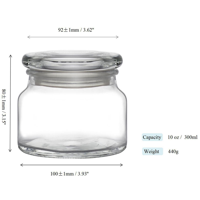 OEM Low MOQ for Glass Jar Amber - Clear Spice Storage Glass Jar